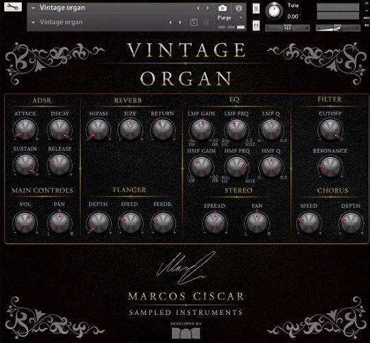 Vintage Organ KONTAKT-SYNTHiC4TE