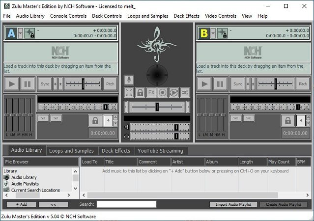 Zulu DJ Software Masters Edition 5.0