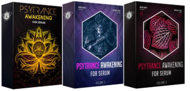 Psytrance Awakening Volume 1-3 For XFER RECORDS SERUM