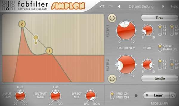 Using Modulation with a 2 Band Filter Simplon TUTORiAL