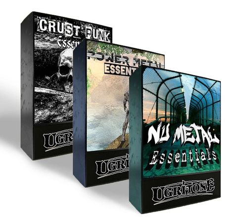 Crust Punk + Power Metal + Nu Metal Essentials MIDI Packs Bundle