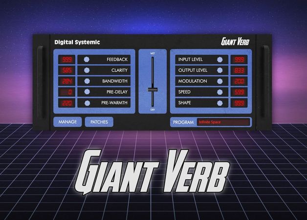 Digital Systemic Emulations Giant Verb VST AU WIN MAC [FREE]