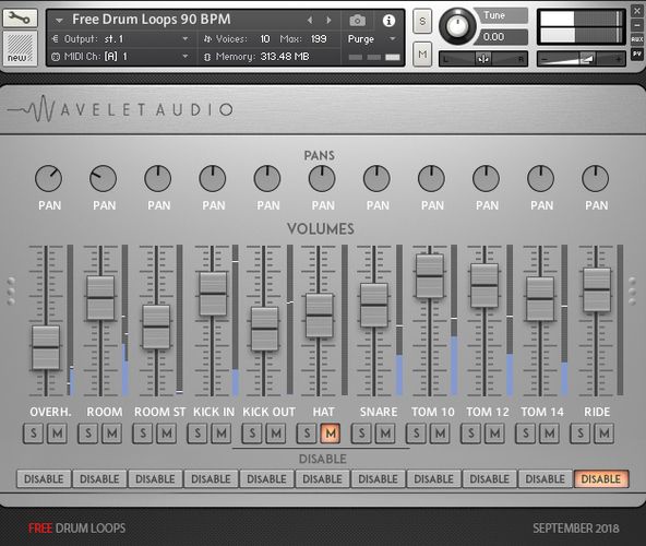 Hard Drum Loops WAV KONTAKT