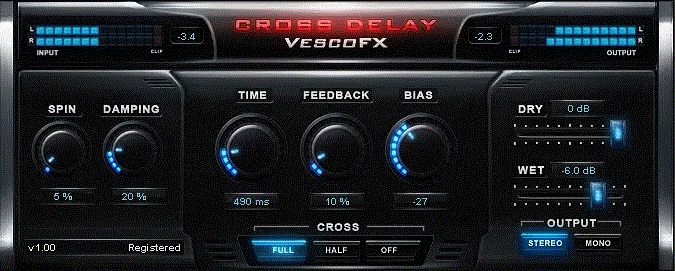 VescoFX Cross Delay v1.0 WORKING-R2R