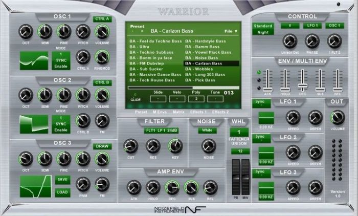 Warrior FREE Synthesizer WIN x64 x86 [FREE]