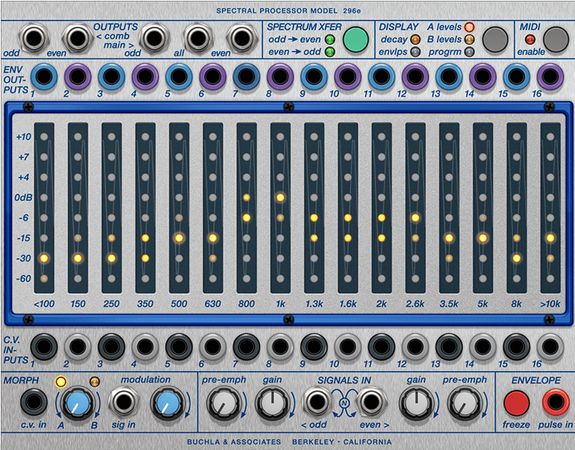 Buchla,296e,Spectral,Processor,R2R,Software,AU,AAX,VST,VST3,VSTi,RTAS,x86,x64,MAGESY,Magesy®,Magesy Pro,magesypro