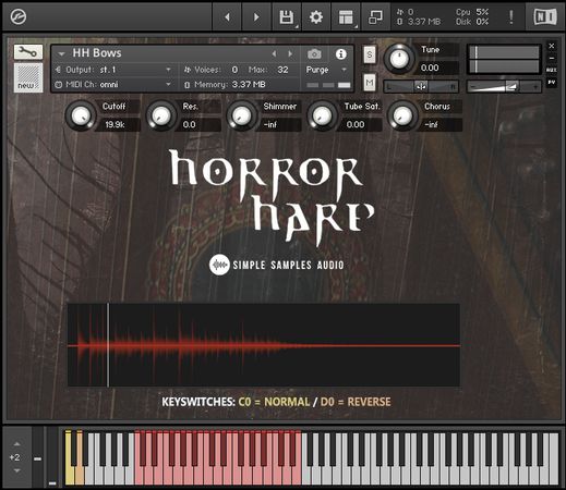 Horror Harp v2.0 KONTAKT