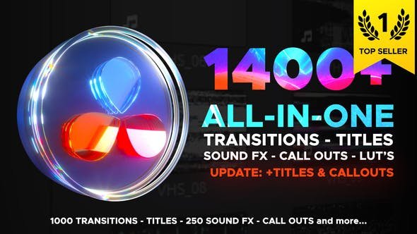 transitions library for davinci resolve